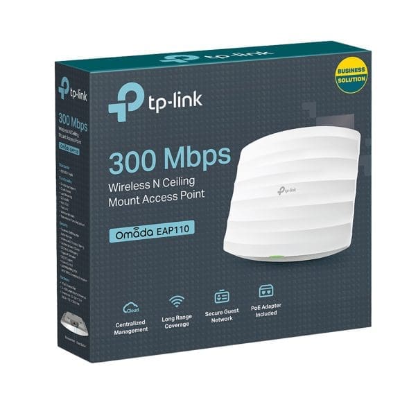 TP-Link EAP110 300Mbps Wireless N Ceiling Mount Access Point