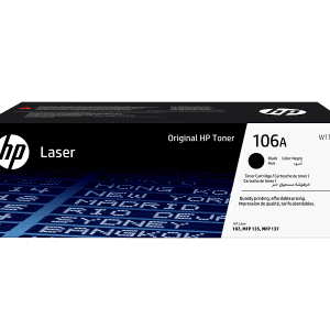 HP 106A Black Toner Cartridge W1106A – Original LaserJet Toner