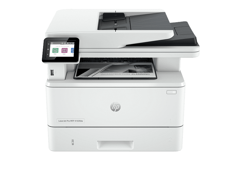 HP LaserJet Pro MFP 4103fdw Monochrome All-in-One Laser Printer