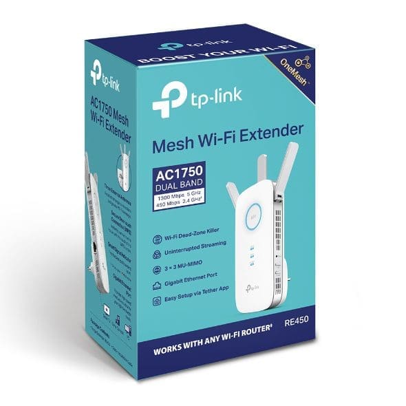 TP-Link RE450 AC1750 Dual Band Wi-Fi Range Extender