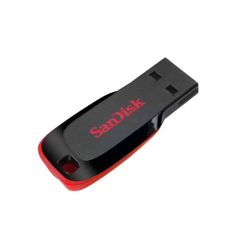 SanDisk Cruzer Blade USB Flash Drive 32GB – Red - Shah Computers