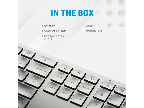 HP 970 Programmable Wireless Keyboard – Bluetooth, Backlit, Multi-Device - Image 7