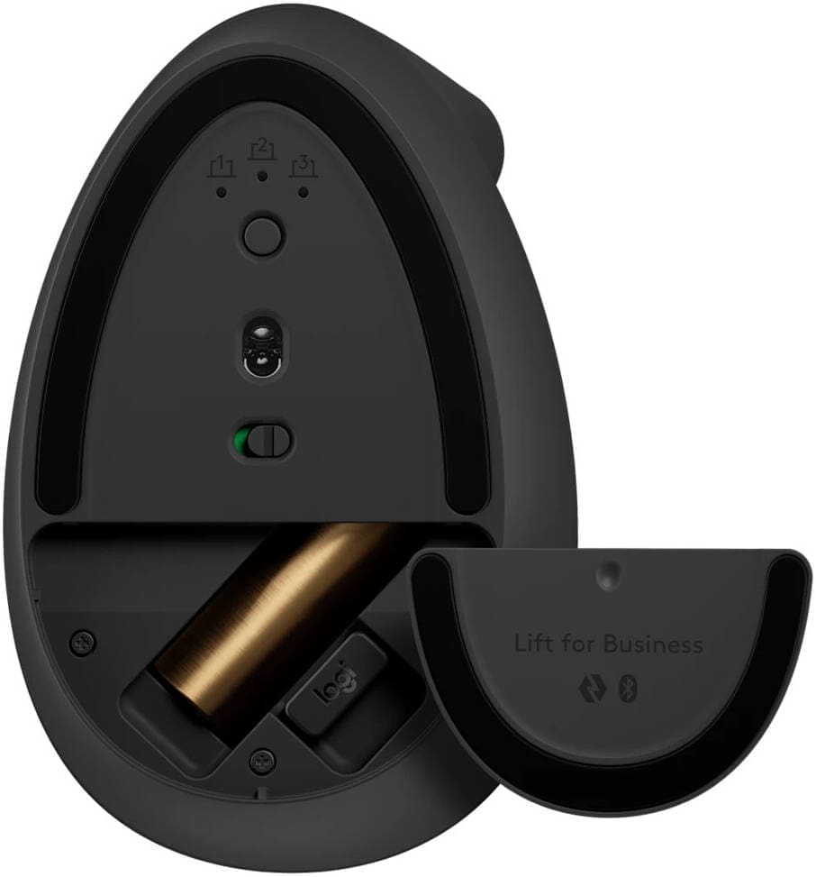Logitech Lift Vertical Ergonomic Mouse – Wireless Bluetooth & Logi Bolt - Image 6