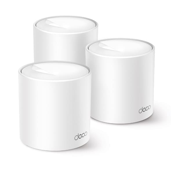 Deco X10 AX1500 3-Pack mesh Wi-Fi system for home coverage
